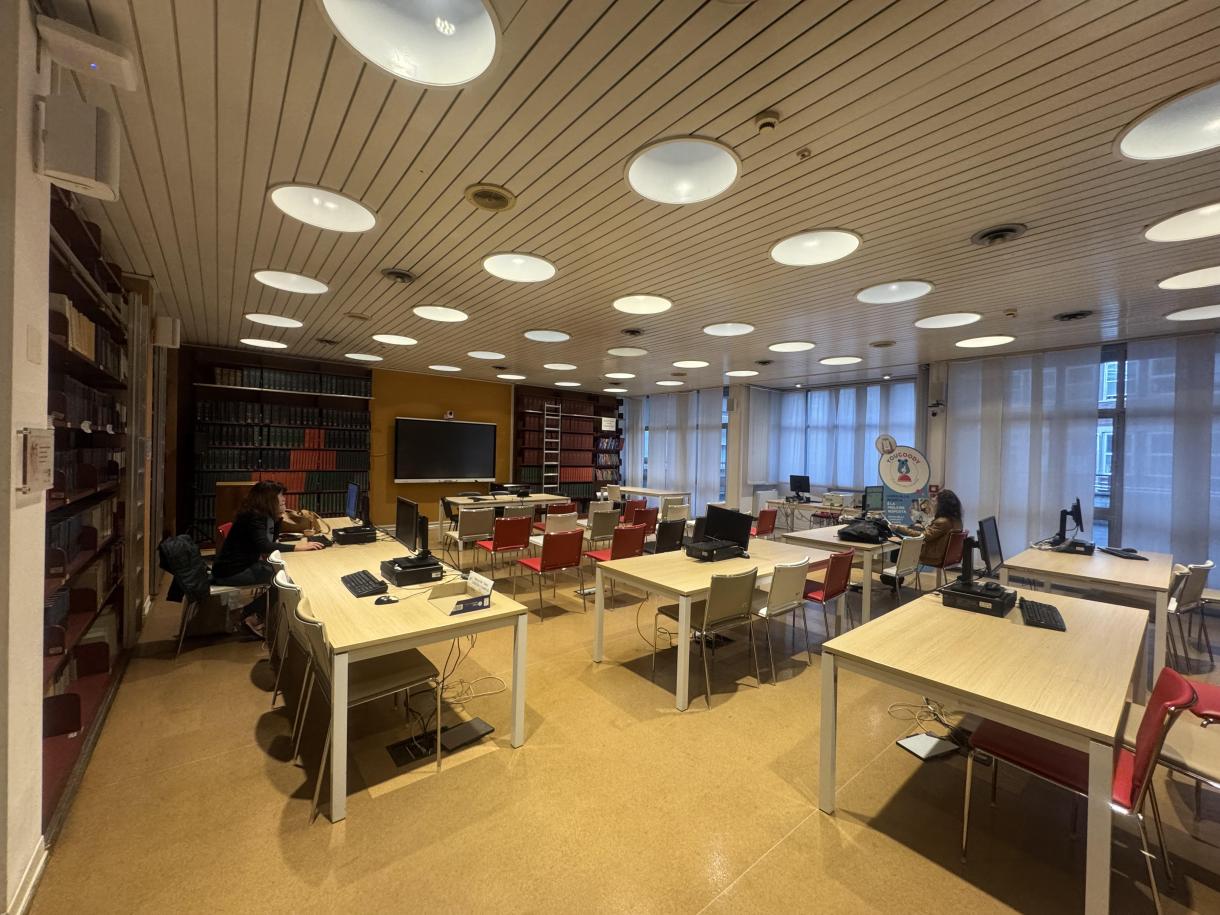 Biblioteca Scientifica “Umberto Veronesi” - Vista della Biblioteca