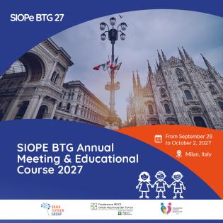 SIOPE BTG Annual Meeting & Educational Course 2027 - Locandina